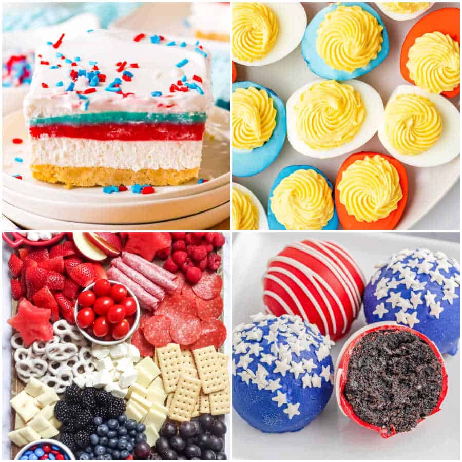 95 Patriotic Red White and Blue Recipes