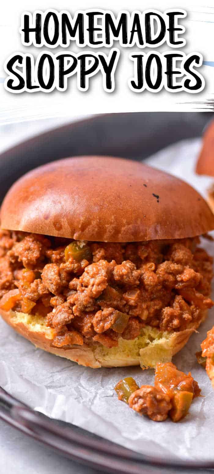 The BEST Homemade Sloppy Joes